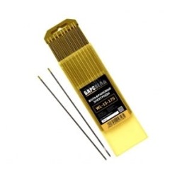 Электроды вольфрамовые WL-15 -175 ф 4,0 мм (AC/DC, алюм.+нерж., золотистые)